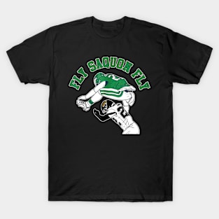 Fly Saquon Fly Eagles Barkley The Reverse Hurdle 2024 T-Shirt T-Shirt